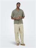 ONSPERU SS REG TENCEL SHIRT NOOS castor gray