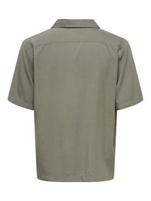 ONSPERU SS REG TENCEL SHIRT NOOS castor gray