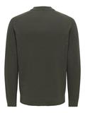 ONSPHIL REG 12 HALF ZIP POLO KNIT beluga
