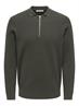 ONSPHIL REG 12 HALF ZIP POLO KNIT beluga