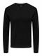 ONSPHIL REG 12 STRUC CREW KNIT NOOS black