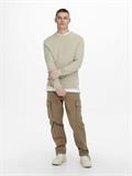 ONSPHIL REG 12 STRUC CREW KNIT NOOS silver lining