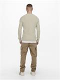 ONSPHIL REG 12 STRUC CREW KNIT NOOS silver lining