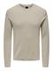 ONSPHIL REG 12 STRUC CREW KNIT NOOS silver lining