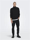 ONSPHIL REG 12 STRUC ROLL NECK KNIT black