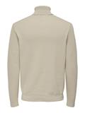 ONSPHIL REG 12 STRUC ROLL NECK KNIT silver lining