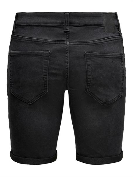 ONSPLY BLK JOG 8581 PIM DNM SHORTS NOOS black denim