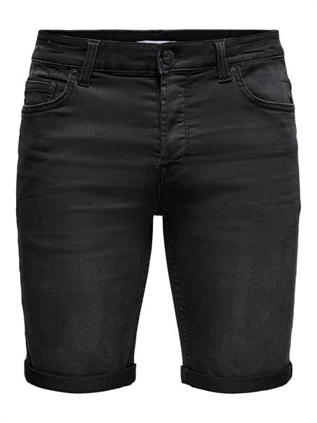 ONSPLY BLK JOG 8581 PIM DNM SHORTS NOOS black denim