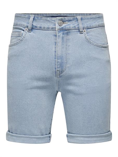 ONSPLY LBD 9038 PIM DNM SHORTS light blue denim