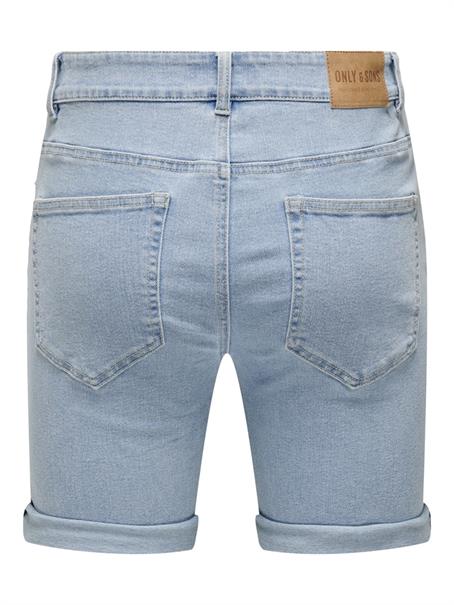 ONSPLY LBD 9038 PIM DNM SHORTS light blue denim