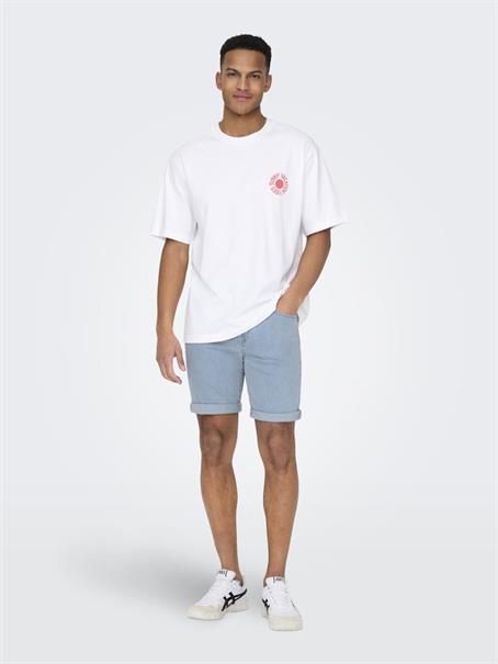 ONSPLY LBD 9038 PIM DNM SHORTS light blue denim