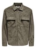 ONSRAVI FAKE SUEDE SHACKET OTW falcon