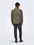 ONSRAVI FAKE SUEDE SHACKET OTW falcon