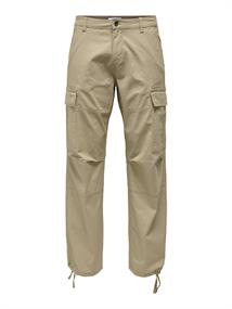 ONSRAY LIFE 0020 RIBSTOP CARGO PANT chinchilla