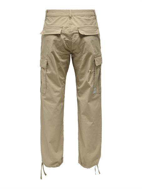 ONSRAY LIFE 0020 RIBSTOP CARGO PANT chinchilla