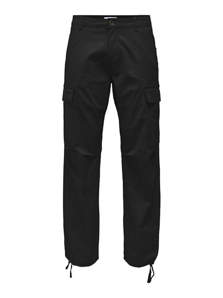 ONSRAY LIFE 0020 RIBSTOP CARGO PANT NOOS black