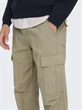 ONSRAY LIFE 0020 RIBSTOP CARGO PANT NOOS chinchilla
