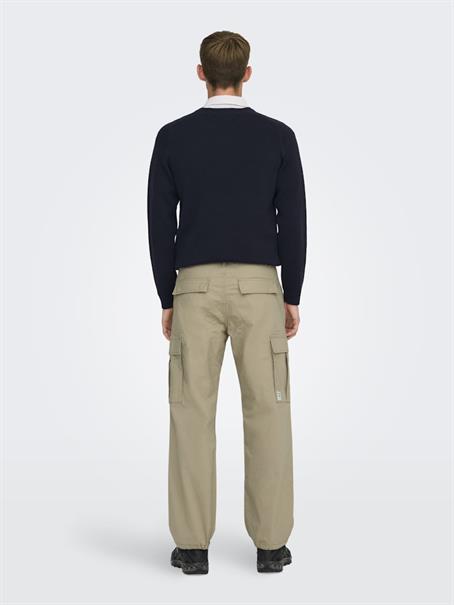 ONSRAY LIFE 0020 RIBSTOP CARGO PANT NOOS chinchilla
