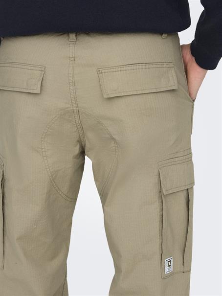 ONSRAY LIFE 0020 RIBSTOP CARGO PANT NOOS chinchilla