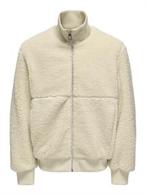 ONSRAY SHERPA JACKET OTW VD silver lining