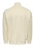 ONSRIBER RLX LS ZIP STRIPE TRACK SWEAT whitecap gray