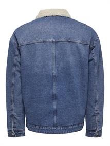 ONSRICK OVZ M. BLUE 6943 TEDDY DNM JKT medium blue denim