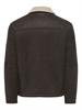 ONSROYCE SHEARLING JACKET OTW hot fudge