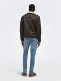 ONSROYCE SHEARLING JACKET OTW hot fudge
