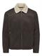 ONSROYCE SHEARLING JACKET OTW hot fudge