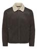 ONSROYCE SHEARLING JACKET OTW hot fudge