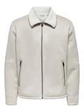 ONSROYCE SHEARLING JACKET OTW silver lining