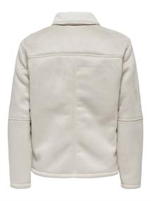 ONSROYCE SHEARLING JACKET OTW silver lining