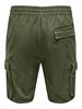 ONSSINUS 0019 COT LIN CARGO SHORTS olive night