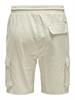 ONSSINUS CARGO 0007 COT LIN SHORTS silver lining
