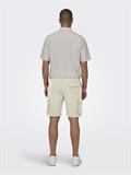 ONSSINUS CARGO 0007 COT LIN SHORTS silver lining