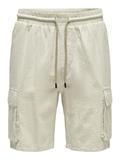 ONSSINUS CARGO 0007 COT LIN SHORTS silver lining
