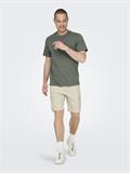 ONSSINUS CARGO 0007 COT LIN SHORTS silver lining