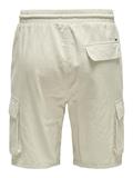 ONSSINUS CARGO 0007 COT LIN SHORTS silver lining