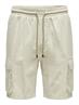 ONSSINUS CARGO 0007 COT LIN SHORTS silver lining