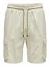 ONSSINUS CARGO 0007 COT LIN SHORTS silver lining