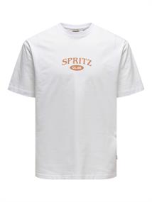 ONSSPRITZ ITALY RLX SS TEE bright white