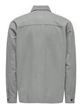 ONSTEAM LS HEAVY TWILL ZIP RLX SHIRT limestone