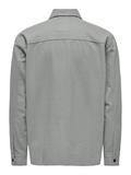 ONSTEAM LS HEAVY TWILL ZIP RLX SHIRT limestone