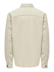 ONSTEAM RLX FABRIC MIX LS SHIRT moonstruck
