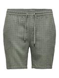 ONSTEL LINEN LATHAM 0257 SHORTS NOOS dusty olive