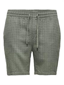 ONSTEL LINEN LATHAM 0257 SHORTS NOOS dusty olive
