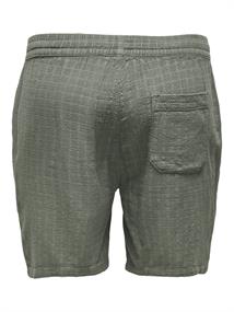 ONSTEL LINEN LATHAM 0257 SHORTS NOOS dusty olive