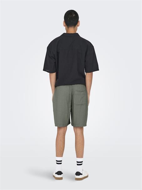 ONSTEL LINEN LATHAM 0257 SHORTS NOOS dusty olive