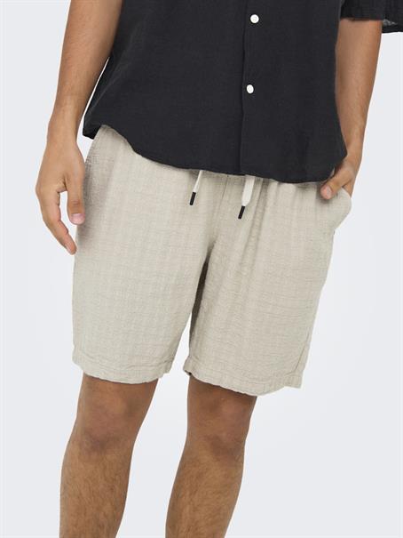 ONSTEL LINEN LATHAM 0257 SHORTS NOOS silver lining