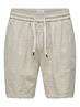 ONSTEL LINEN LATHAM 0257 SHORTS NOOS silver lining